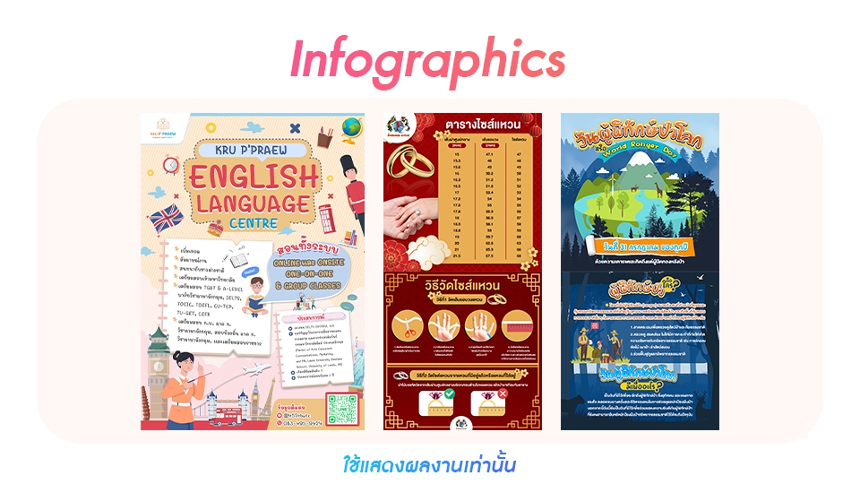 Infographics - รับออกแบบ Infographic งานไว งานด่วน เสร็จทันภายใน 24 ชม. ราคาสบายกระเป๋า - 3