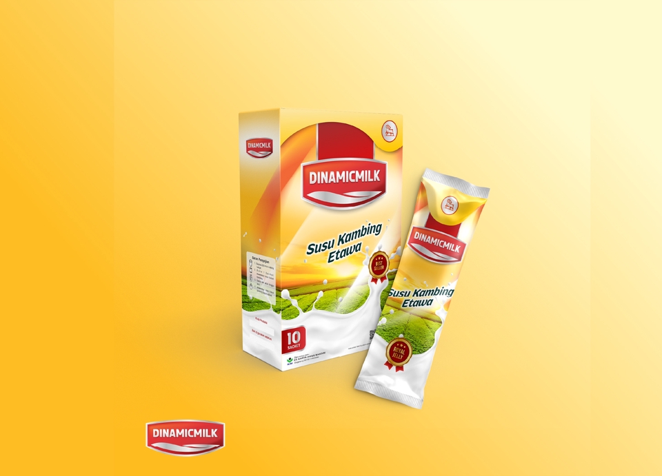Label & Kemasan - REVISI SEPUASNYA - DESAIN KEMASAN BOX SUSU / SUSU ETAWA / SUSU HERBAL / SUSU KAMBING - 2 JAM JADI - 6