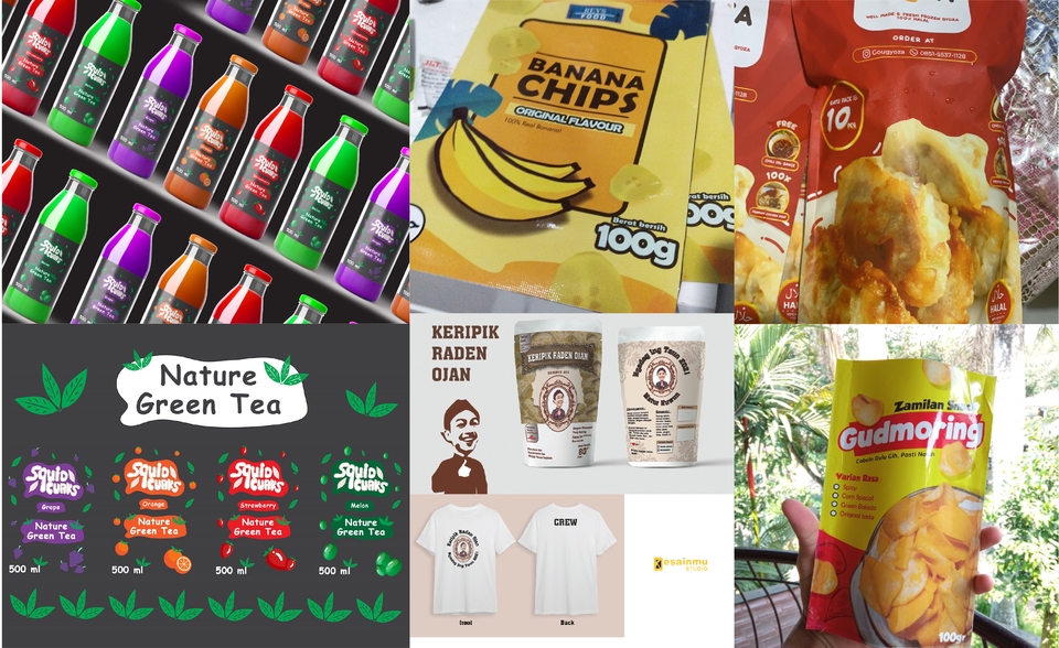 Label & Kemasan - design kemasan produk 1 hari jadi food, cosmetic, box, botle - 2