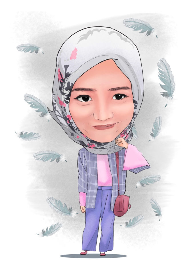 Gambar Potret - KARIKATUR DIGITAL, Sesuai Keinginan Buyer, Hi-Quality. - 5