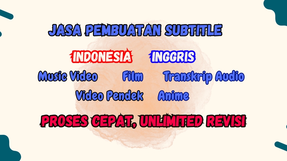 Subtitle - JASA MEMBUAT SUBTITLE VIDEO ULIMITED REVISI - 1