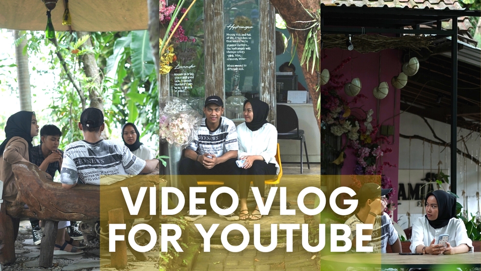 Jasa edit video YouTube untuk vlog, tim profesional pengeditan video di Indonesia, harga terjangkau.