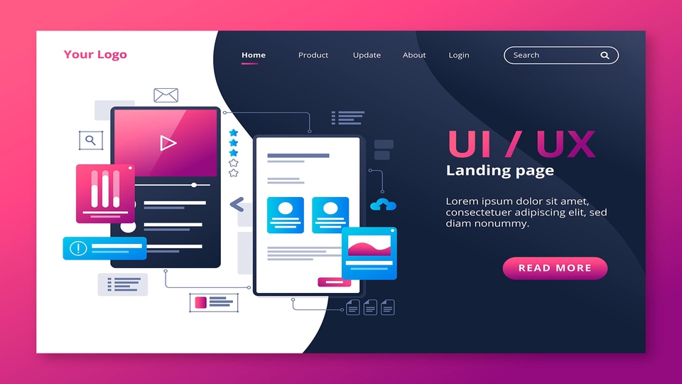 UI & UX Design - Design Aesthetic UI/UX Mobile Apps & Website - 3