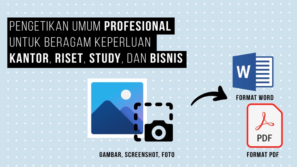 Pengetikan Umum - Jasa Ketik dan edit Dokumen (Sehari Jadi!) - 1