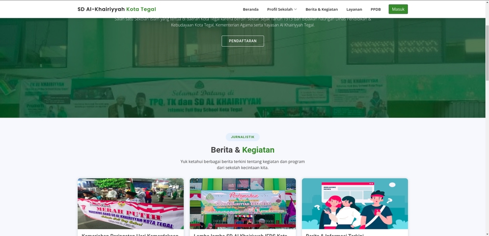 Jasa pembuatan website profesional untuk perusahaan dan toko online, desain website modern dan responsive, harga terjangkau.