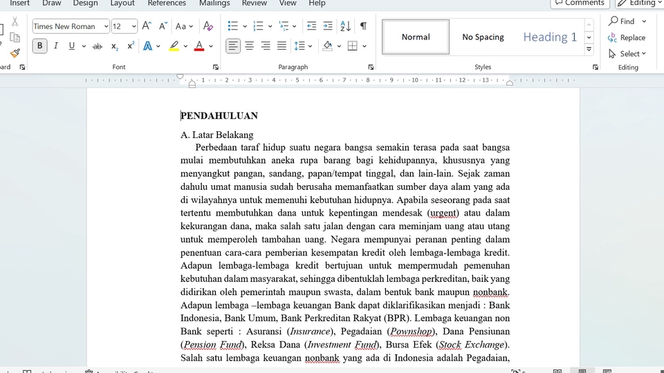 Pengetikan Umum - JASA PENGETIKAN ULANG ARTIKEL, PDF, EBOOK, JPG, KE DOC CEPAT, TEPAT, RAPI, & DETAIL  - 4