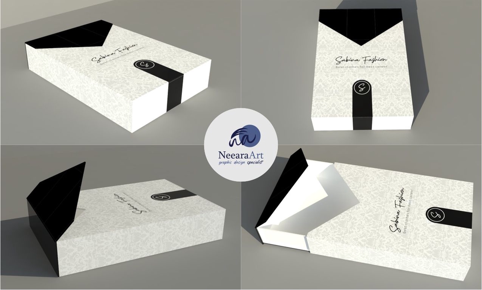 Label & Kemasan - Design Box Packaging premium untuk kemasan fashion gaya modern minimalis - 2