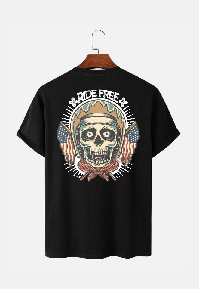 Desain Kaos & Motif - Illustrasi tengkorak sebagai kebutuhan Tshirt  - 18