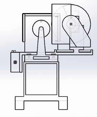 เขียนแบบวิศวกรรมและออกแบบโครงสร้าง - Safety cover CNC machine - 3