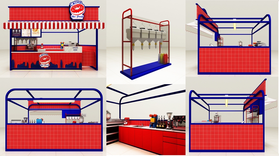 3D & Perspektif - JASA DESAIN INTERIOR CAFE DAN FOODCOURT - 16