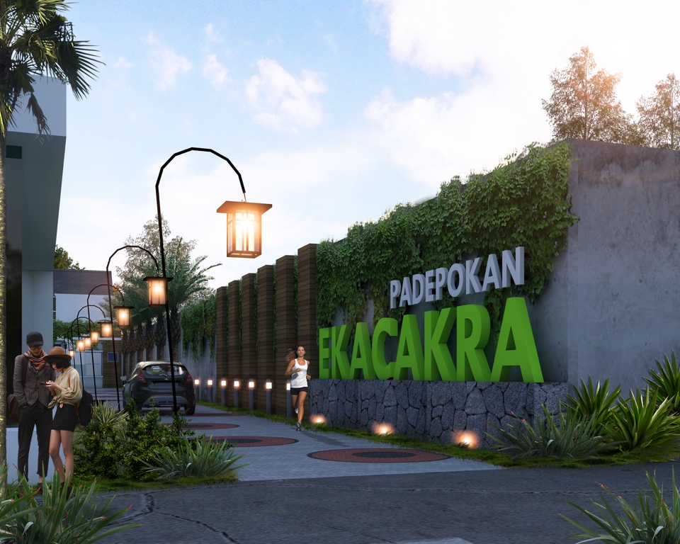 3D & Perspektif - JASA DESAIN 3D RUMAH TINGGAL,PERUMAHAN,GATE,TOKO,RUKO,RUMAH KOS,CAFE,DLL - 21