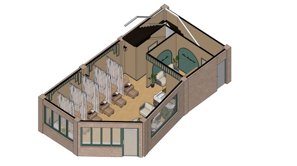 ออกแบบ 3d perspective ภาพ 3 มิติ โมเดลบ้าน 3 มิติ รับทำภาพ 3d perspective ออกแบบร้านค้า 3d
