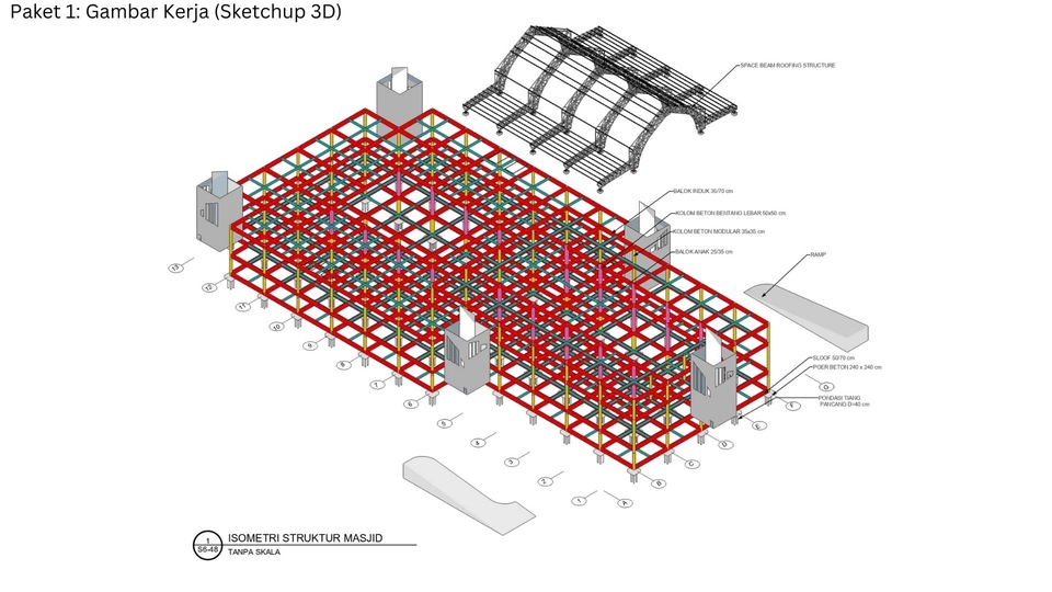 CAD Drawing - Gambar Kerja 2D AutoCad (As Built Drawing) dan Detail Arsitektural - 6