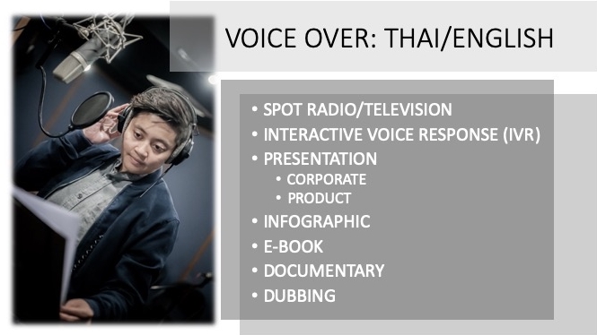 Voice Over - รับ! ลงเสียง - Voice Over: English-Thai - 1