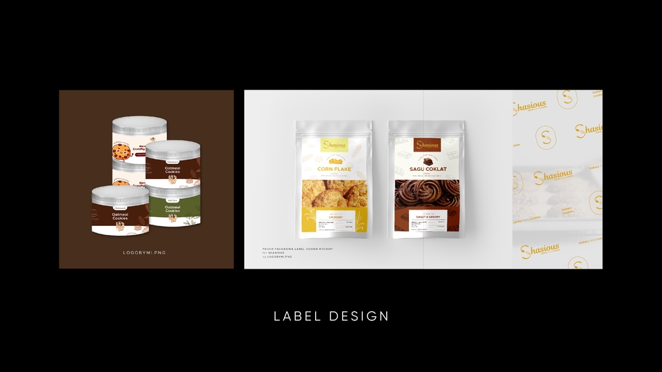 Desain label makanan unik dengan kemasan yang menarik untuk meningkatkan penjualan produk.