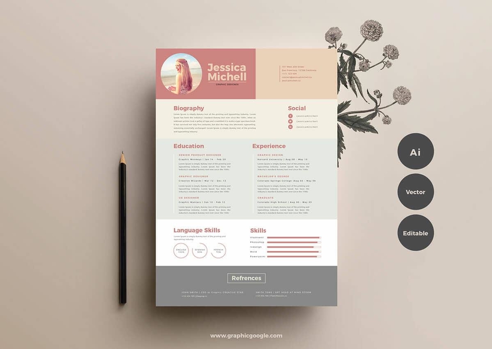 Portfolio & Resume - 📌ออกแบบ Professional Resume/CV จากผู้มีประสบการณ์ตรงบริษัทข้ามชาติ Fortune 500 - 3