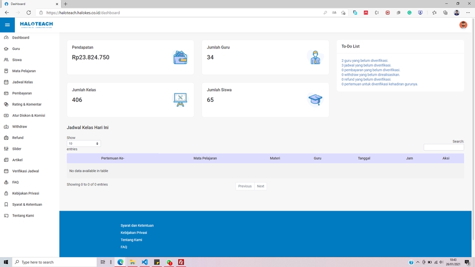 Web Development - Pembuatan Aplikasi Web untuk Berbagai Keperluan dengan Framework CodeIgniter/Laravel - 7