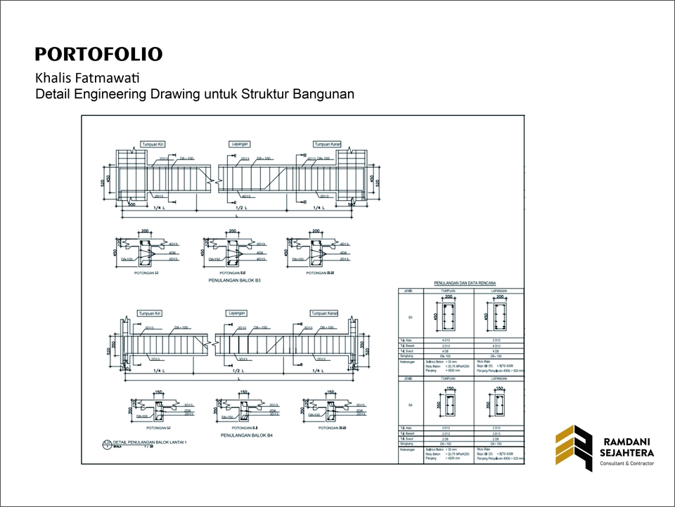CAD Drawing - Jasa Hitung dan Gambar Struktur | IMB | Murah, Cepat, Terpercaya - 12