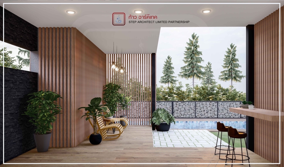 ออกแบบตกแต่งภายในและภายนอก - รับออกแบบ I ทำภาพ perspective Render - 19