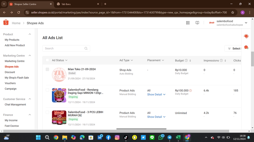 Jasa Iklan Shopee Ads: Dasbor Iklan, Kampanye Iklan Produk & Toko, Target Pasar Indonesia.