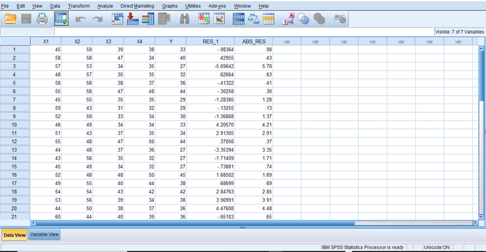 Jasa analisis data SPSS dan deskriptif statistik dengan hasil data excel.