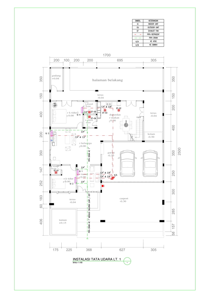 CAD Drawing - Jasa Desain Gambar Rumah & Gambar Instalasi Mekanik dan Listrik - 16