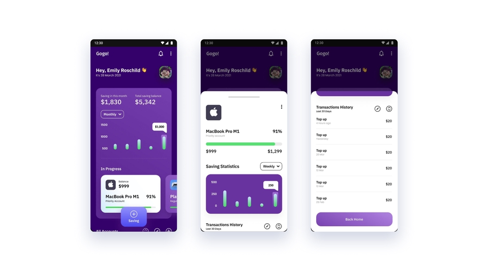 UI & UX Design - Jasa UI/UX Design Applikasi Android, IoS, Aplikasi Saving - 2