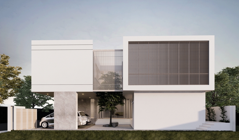 ออกแบบตกแต่งภายในและภายนอก - Residence Nonthaburi - 4