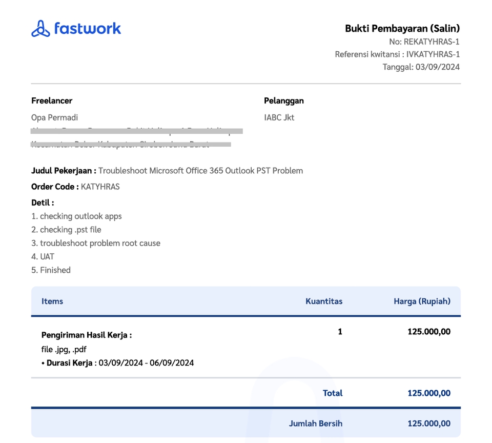 Technical Support - Layanan IT Support Specialist Desktop PC / Laptop dan Microsoft Office 365 - 9
