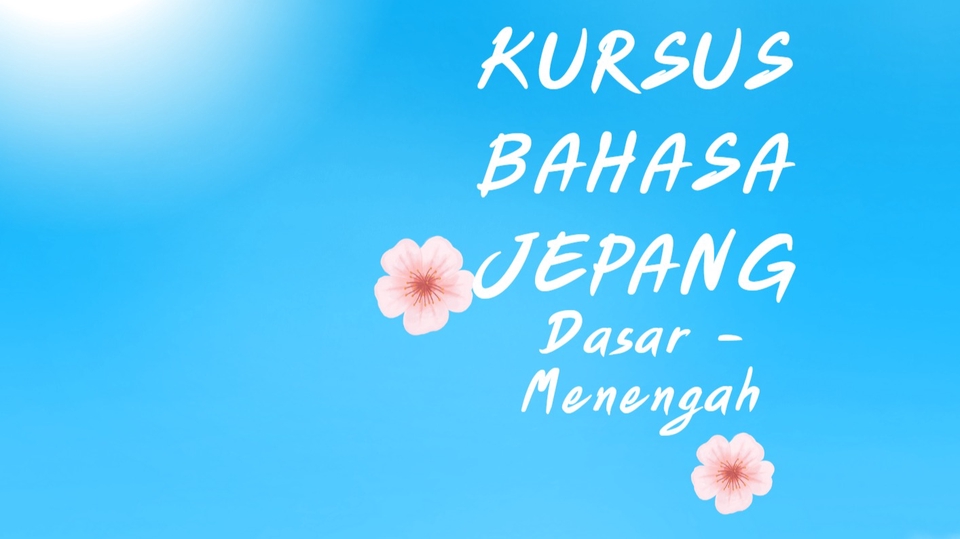 Kursus Online - Kursus Bahasa Jepang (Dasar - Menengah) secara Daring/Online - 1