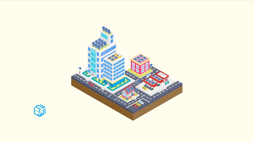 Gambar dan Ilustrasi - Desain Ilustration Isometric dan Flat - 1