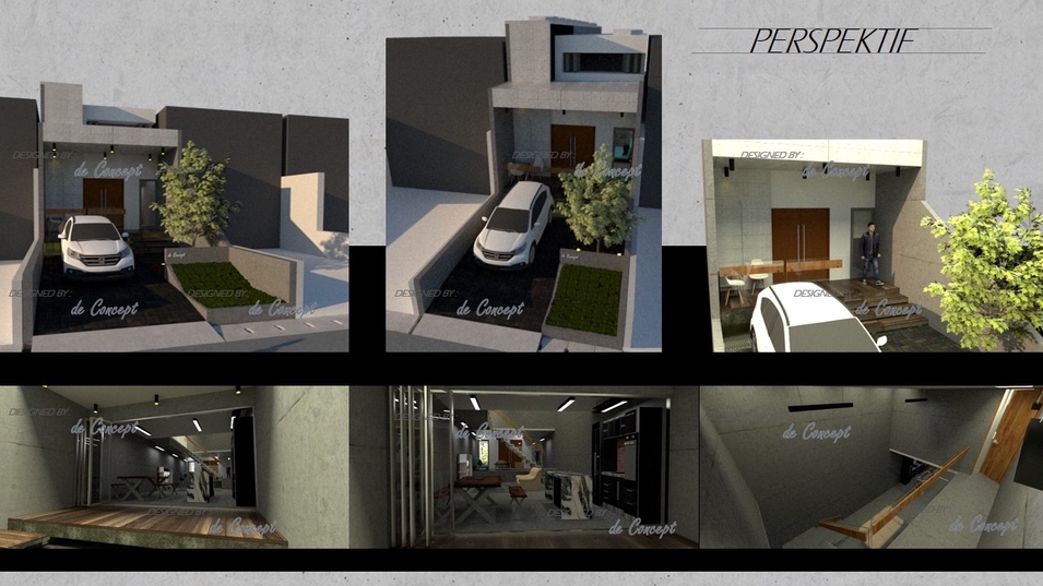 3D & Perspektif - Cek Dulu & Bandingkan ! Desain Bangunan dan Ruangan Eksterior-Interior (Rumah, Kos, Apartemen, dll) - 2