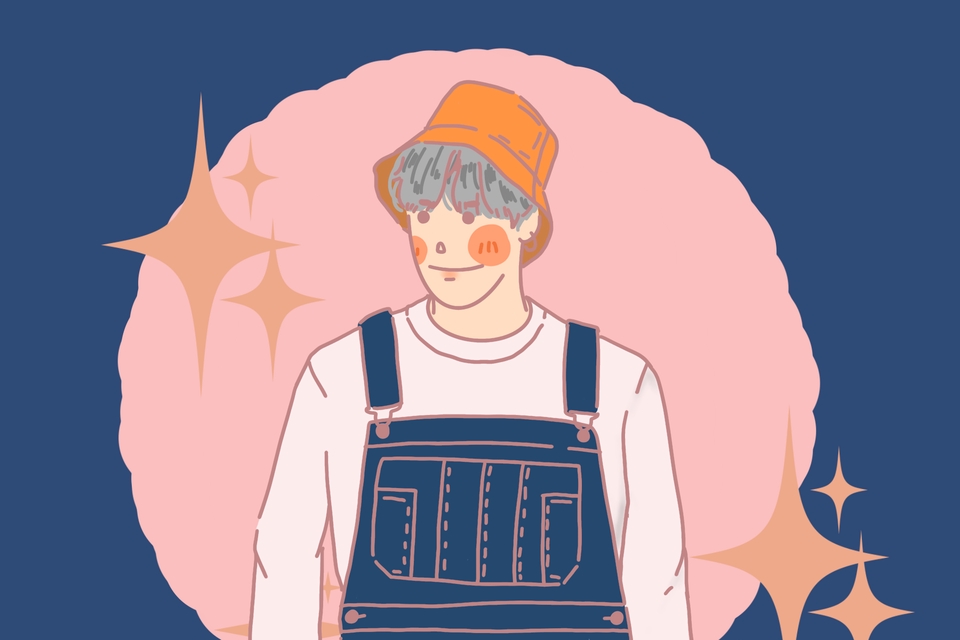 วาดแฟนอาร์ต - รับวาดภาพแฟนอาร์ตสไตล์มินิมอล - 4