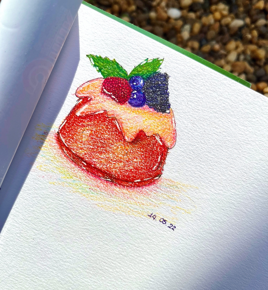 วาดภาพประกอบ - ภาพวาดประกอบฉาก อาหารและขนม - 2