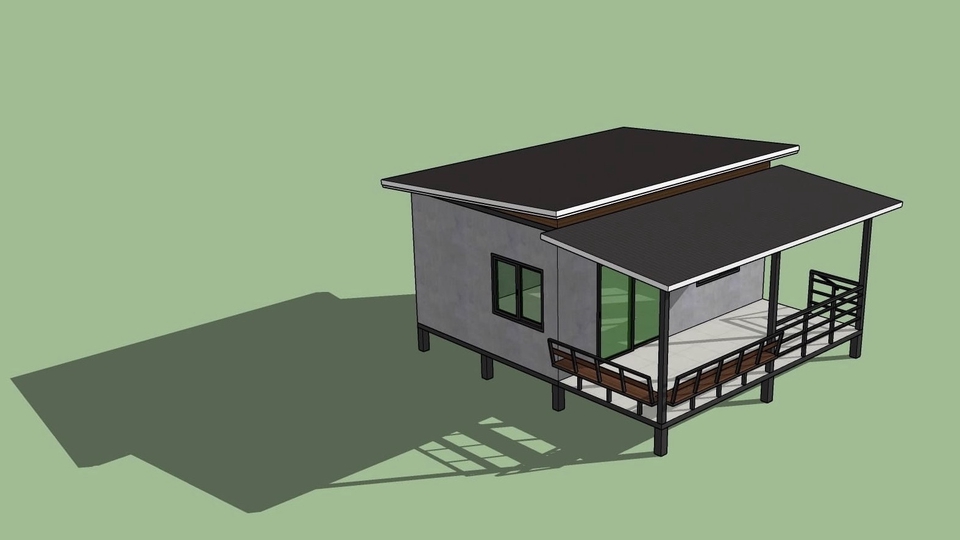 ทำโมเดล 3D - รับปั้น Model 3D สถาปัตยกรรม ด้วยโปรแกรม SketchUP - 1