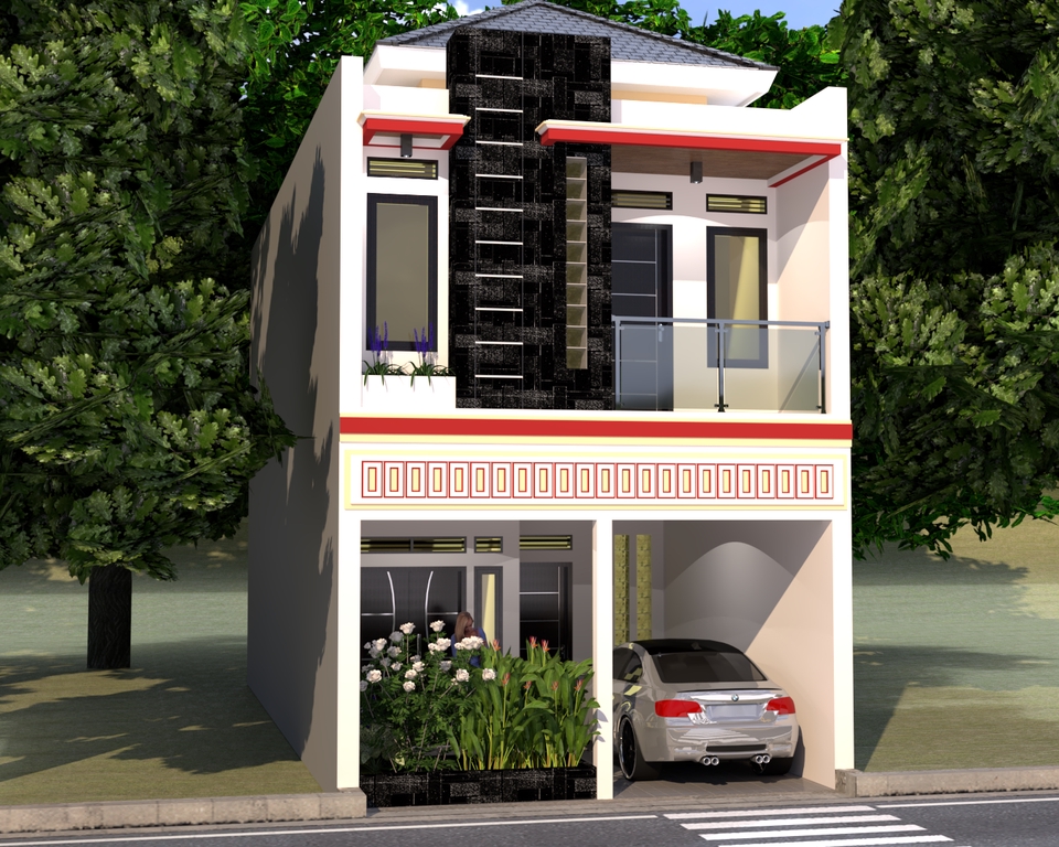 3D & Perspektif - Desain Rumah 2D dan 3D KILAT 1 Hari - 5