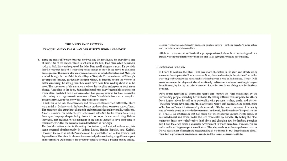 Penulisan Konten - Penulisan artikel, essay serta tugas dalam bahasa inggris - 5