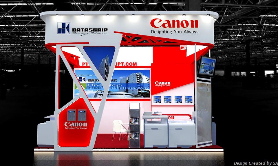 3D & Perspektif - Exhibition/stall Booth Design - 2