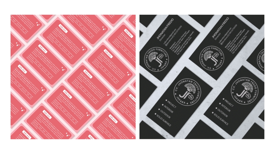 Digital Printing - Desain Kartu Nama/Hang Tag/ID Card - 1