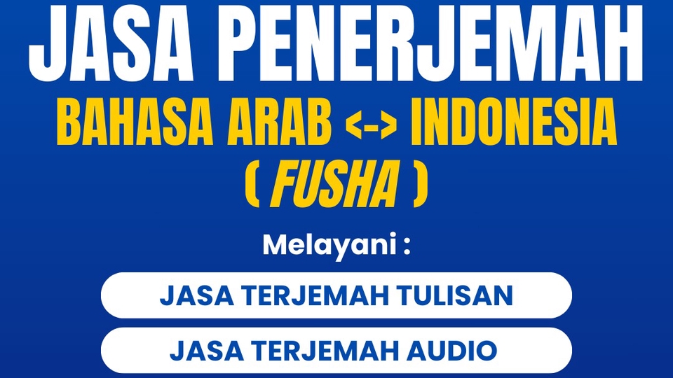 Jasa Penerjemah Bahasa Arab - Cepat Akurat
