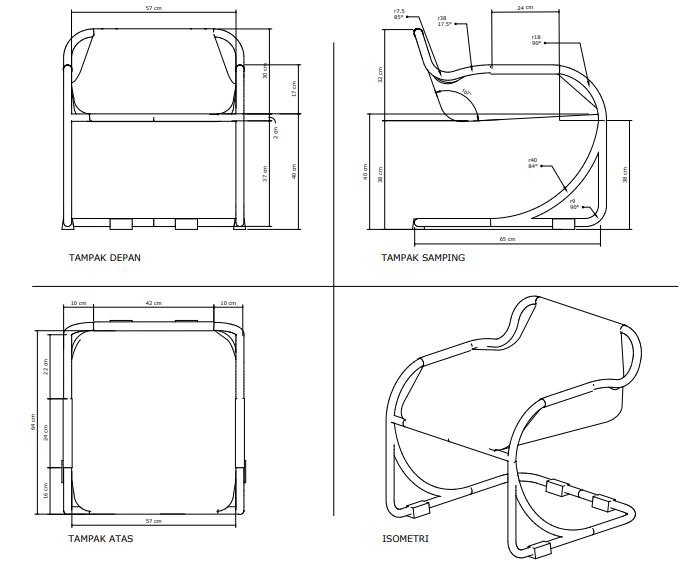 Desain Furniture - Model & Gambar Kerja Furnitur - 3