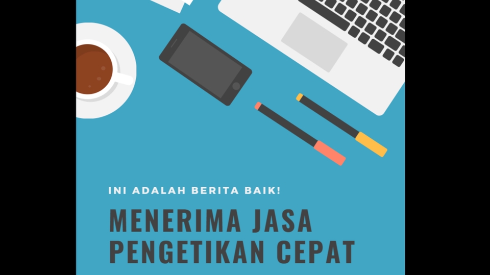 Pengetikan Umum - Jasa Pengetikan Dokumen / Ulang, Jadi 1 Hari - 1