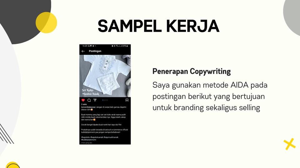 Jasa iklan instagram dan facebook, contoh hasil kerja digital marketing