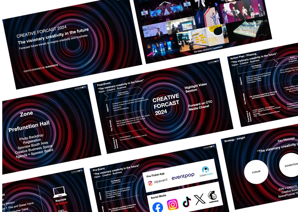 Presentation - รับออกแบบ Presentation แบบ Flat Design อ่านง่าย ดีไซน์สวย - 5