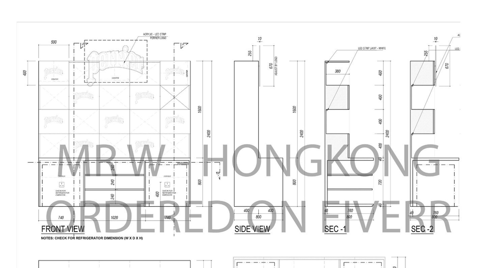 CAD Drawing - Gambar Kerja Furniture - 4