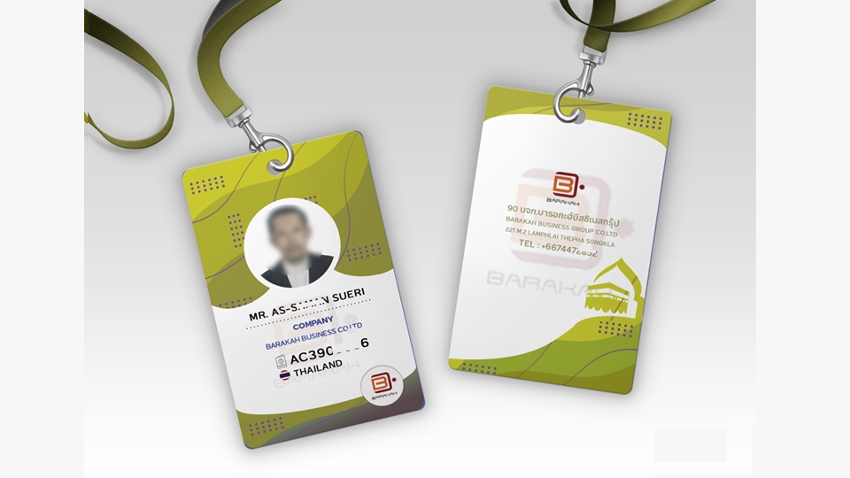 สื่อสิ่งพิมพ์และนามบัตร - รับออกแบบนามบัตร และ บัตรพนักงาน บัตรห้อยคอ pvc และอื่นๆ  - 7
