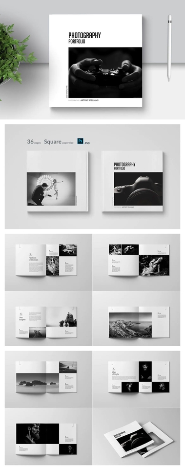 Portfolio & Resume - Desain Template Resume/CV  dan Portofolio fotografi - 13