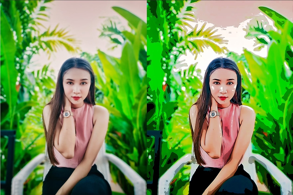 ไดคัท & Photoshop - Cartoon Effect แต่งรูปถ่ายให้เป็นรูปวาด - 3