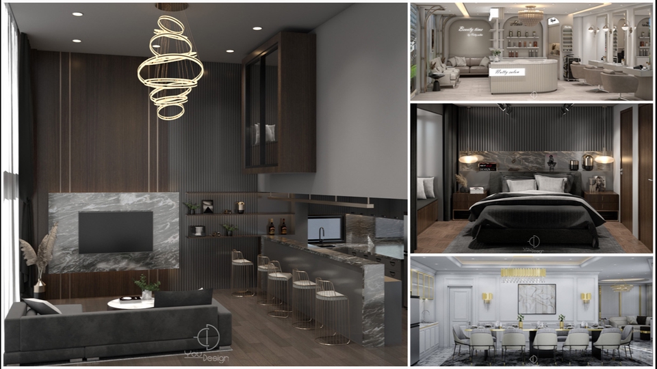 3D Perspective - รับออกแบบ ทำภาพ 3D Perspective งานภายใน - 1