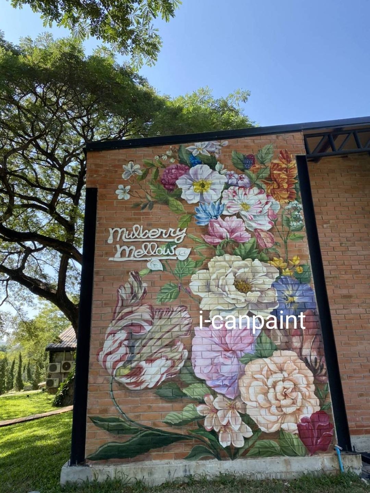 ออกแบบตกแต่งภายในและภายนอก - รับวาดภาพเพ้นท์ผนังเพื่อการตกแต่ง (Wall Painting) - 29